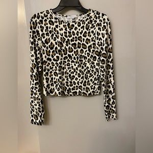 2 animal print tops